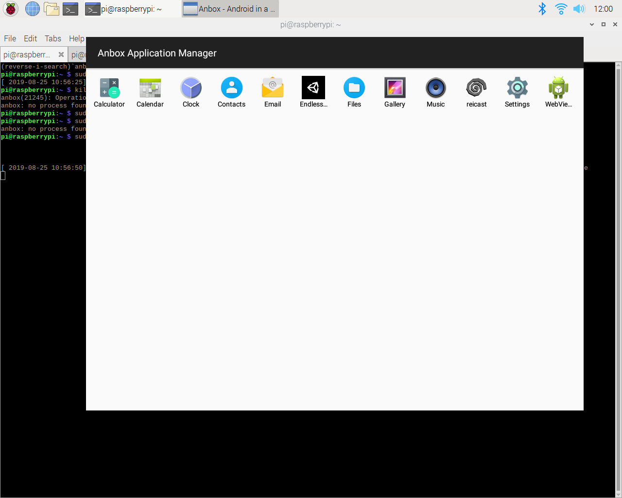 Running Anbox on Raspberry Pi